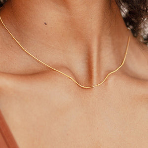 Satellite Necklace in Gold