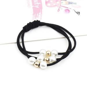 Pearl Elastic Hair Ties/Bracelets (Pack of 3)